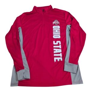 Ohio State 1/4 Zip Pullover, Colosseum, Men's Medium, College University Wear
